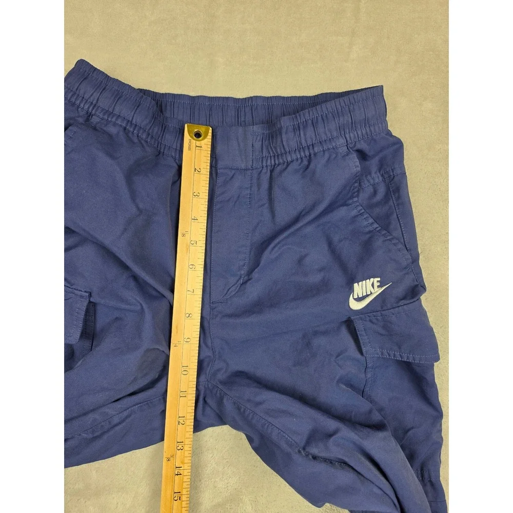 Nike Club Woven Cargo Pants Mens Small Blue DD5207-410 Sportswear